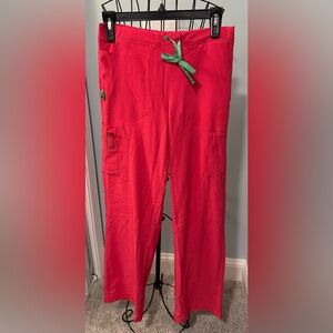 NEW Carhartt Women’s Scrub Pants Azalea Pink Extra Small XS C52110 FLAW